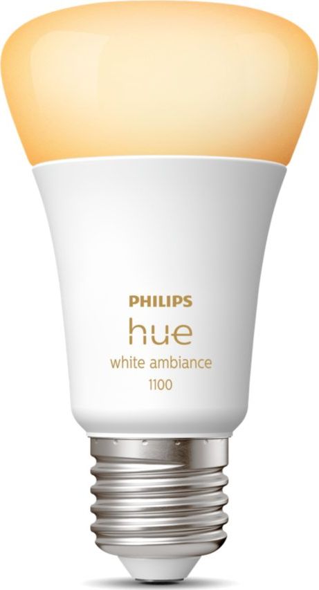 Llambë inteligjente Philips Hue E27 A60 8W, 1100lm, dritë e bardhë e rregullueshme
