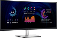 Monitor Dell P3424WE, 34", UWQHD, 60Hz, i zi/ argjendtë