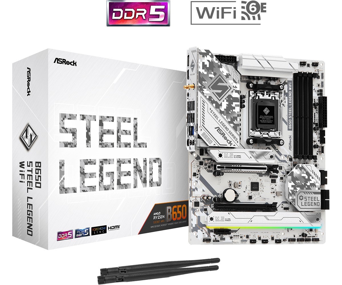 Pllakë amë Asrock B650 STEEL LEGEND WiFi