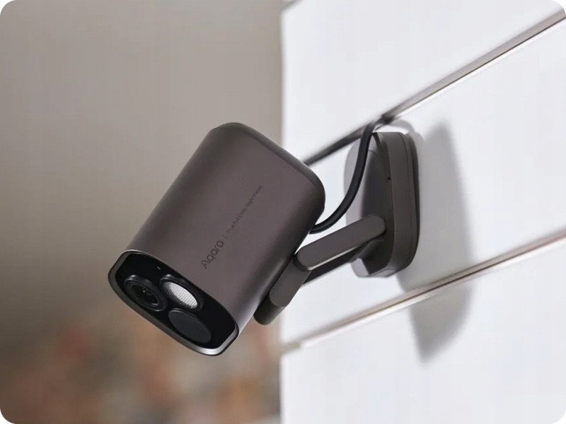 Kamerë e jashtme smart Aqara Camera Hub G5 Pro PoE, 4MP, IP65, gri