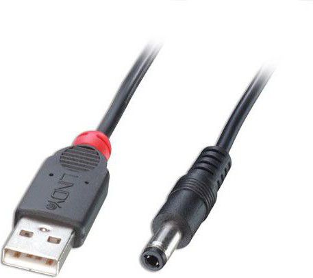 LINDY USB кон DC адаптерски кабел, 1.5 m