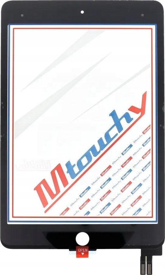 Touchscreen MUSTTBY për iPad Mini 5, me OCA, i zi