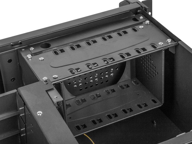 Kuti server rack ATX 450/08, 19", 4U, e zezë