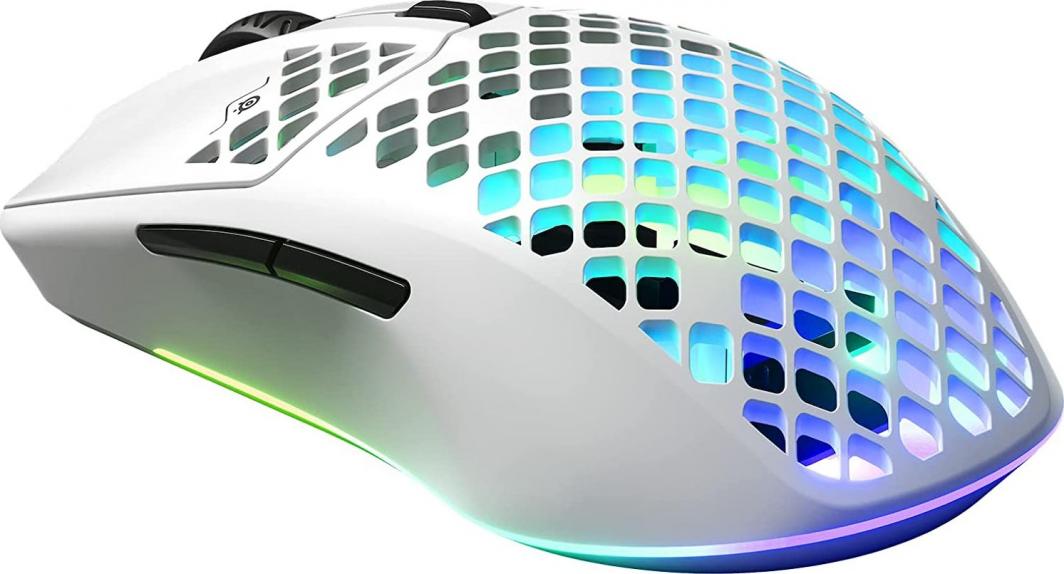 Maus SteelSeries Aerox 3 Snow Wireless 2022 (62608), i bardhë 3