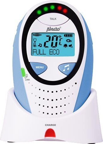Monitor bebe Alecto DBX 88 ECO, audio digjital, rreze e gjatë, blu