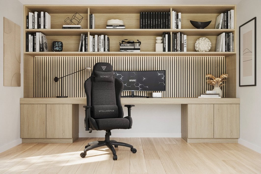 Karrige SENSE7 Spellcaster FUKU XL, material, e zezë