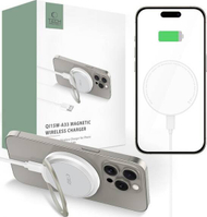 Karikues pa tela Tech-Protect QI15W-A33 Magnetic MagSafe, 15W, USB-C, i bardhë