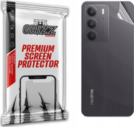 Folie mbrojtëse prapavije GrizzGlass SatinSkin për Realme C75, kundër gërvishtjeve, transparente