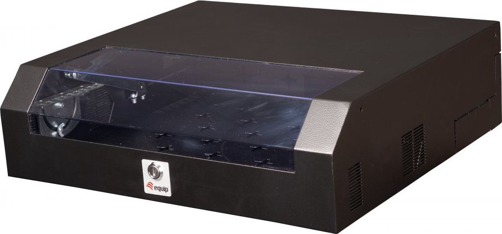 Kabinet rrjeti murale Equip Slim Flex 19", 5U, RAL9005, i zi