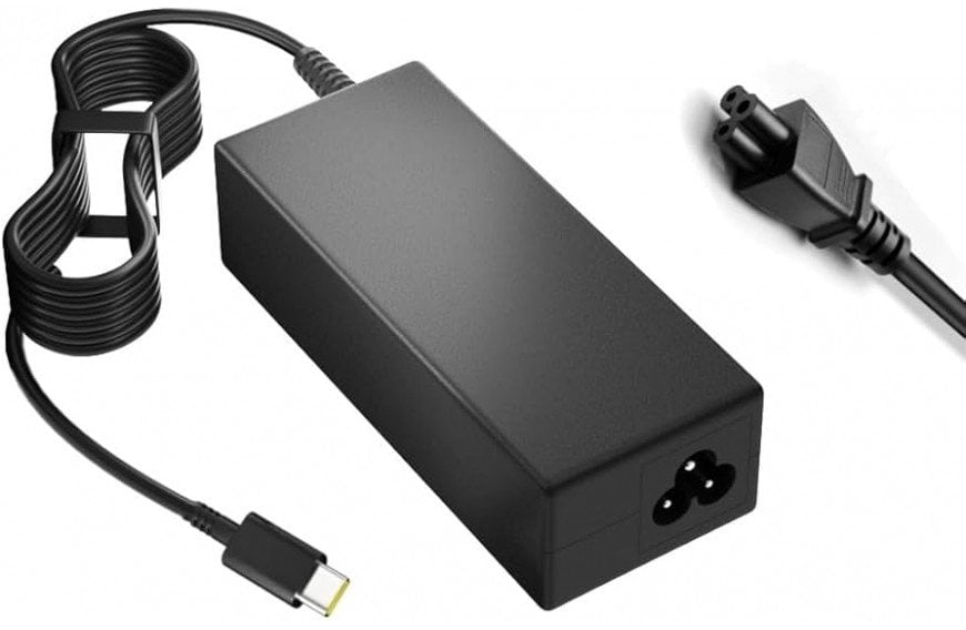 Karikues laptopi Lenovo 45W USB C, adapter energjie, i zi