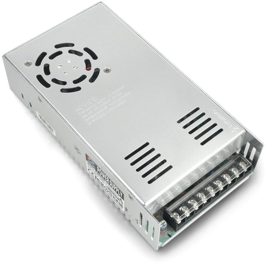 Furnizim me rrymë Mean Well LRS-350-24, 24V, 350W, argjendtë