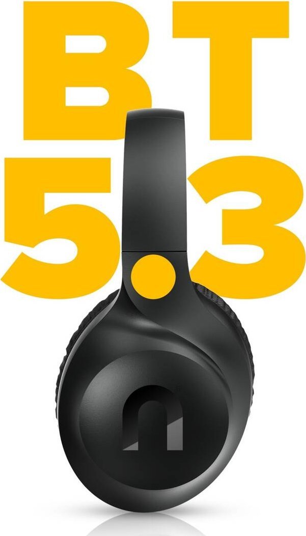 Kufje wireless Niceboy HIVE XL 3, on ear, 69 orë, të zeza