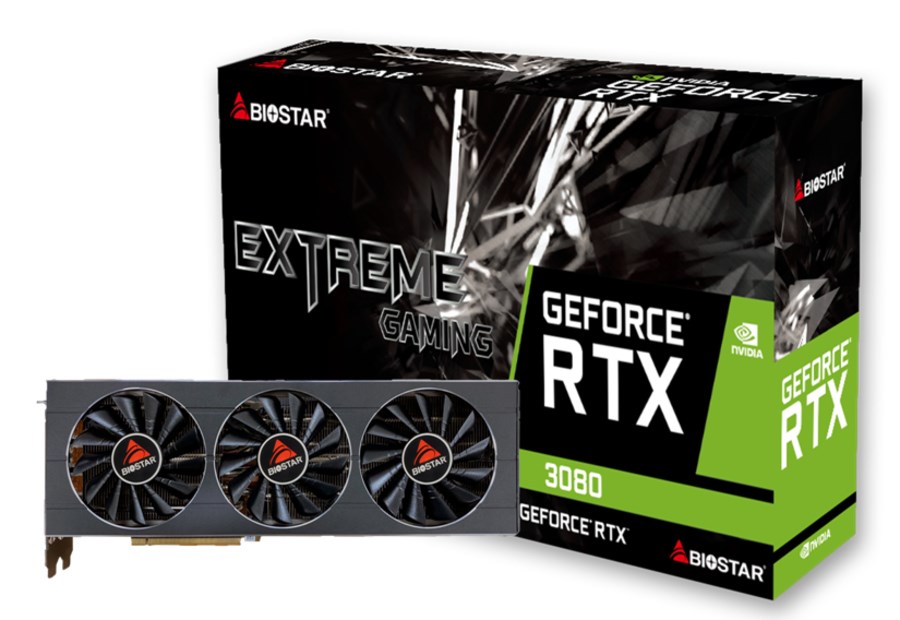 Графичка картичка Biostar NVIDIA GeForce RTX 3080, 10 GB GDDR6X, VN3806RMT3