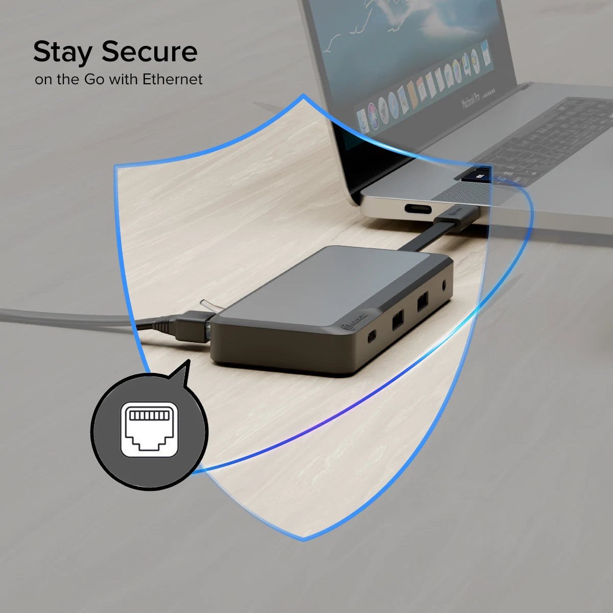 Dok universal video ALOGIC Fusion Pro NEXUS, USB C, 4K, gri