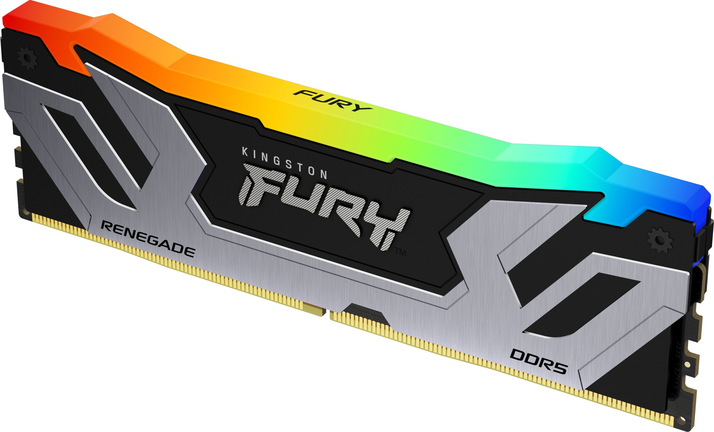 Memorie RAM Kingston FURY Renegade RGB, 24GB DDR5, 8400MT/s, e zezë