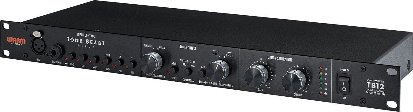 Preamp mikrofoni Warm Audio TB12 Tone Beast, 1 kanal, i zi