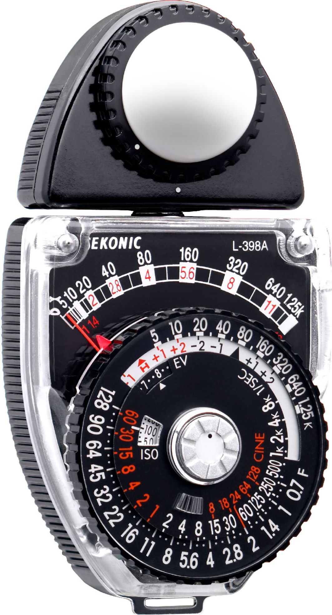 Ekspozimetër Sekonic L-398A Studio Deluxe III, analog, për fotografi dhe video, i zi