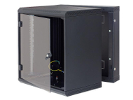 Kabinet muri Triton 19", 6U, thellësi 595mm, derë xhami