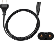 Kabëll rryme AC C7, 1.5m, 2.5A 250V, i zi