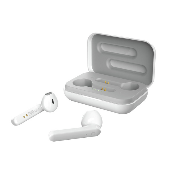 Dëgjuese Trust Primo, True Wireless Stereo (TWS), të bardha