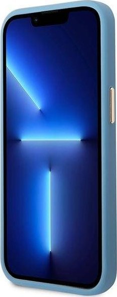 Mbulesë telefoni Guess GUHMP14LU4GPRB për iPhone 14 Pro 6.1", hard case, MagSafe, blu