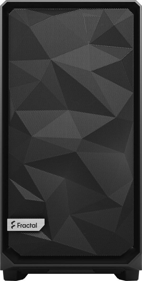 Kasë Fractal Design Meshify 2 TG Dark Tint, e zezë, Midi Tower