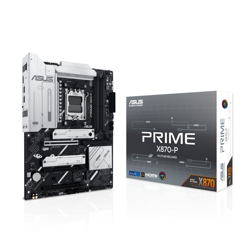 Pllakë amë ASUS PRIME X870-P, AMD X870, Socket AM5, ATX
