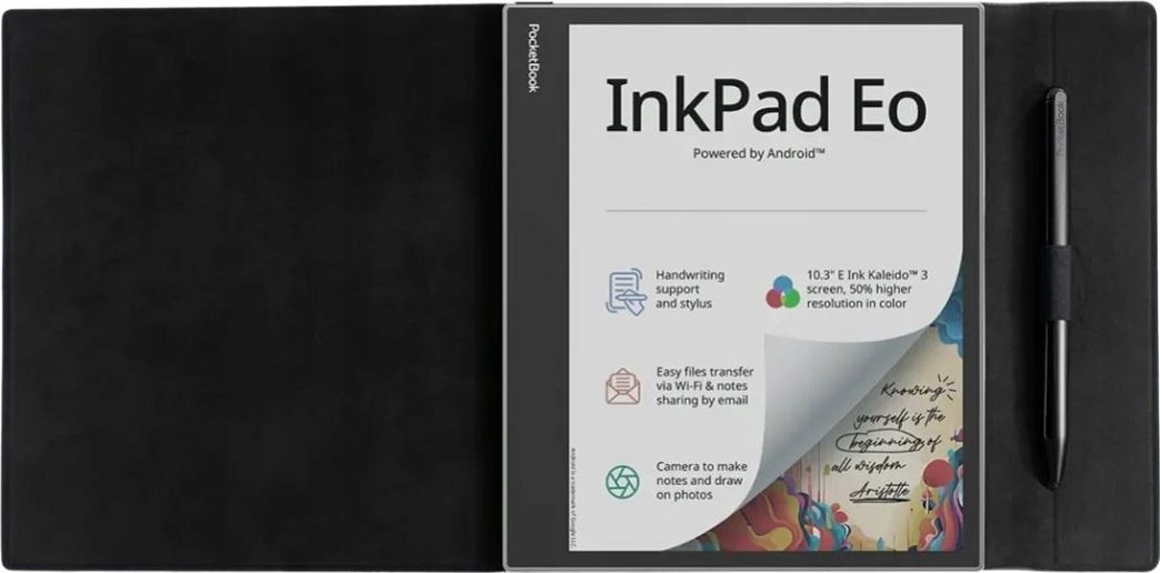 Kapak mbrojtës PocketBook Flip Cover, për InkPad Eo 10.3", i zi