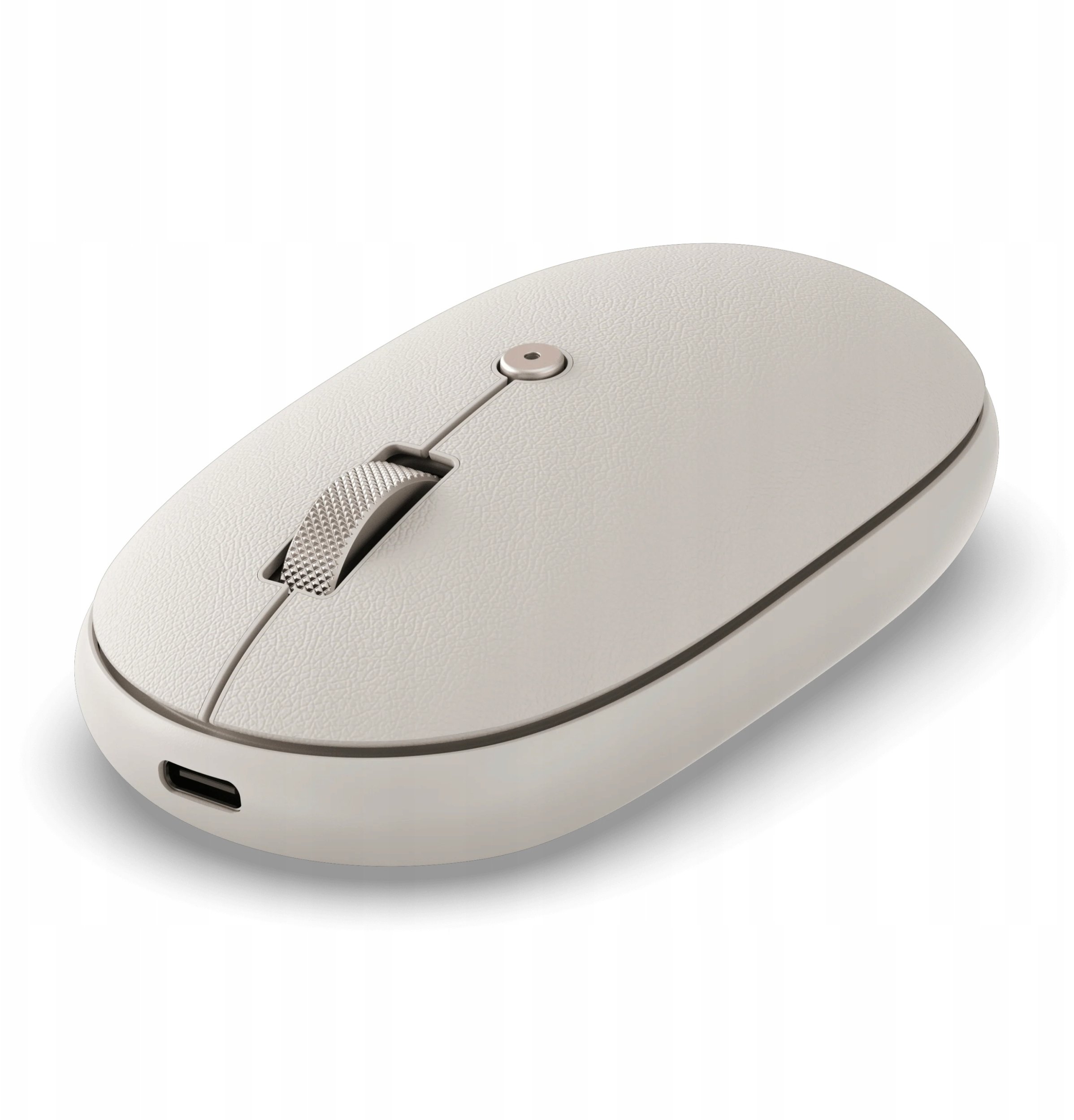 Mouse wireless Satechi OntheGo Bluetooth, kompakt, Sand