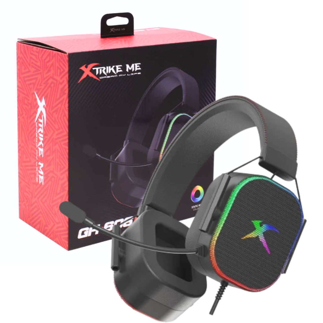 XTRIKE ME GH-606 Gaming Wired Headset RGB Black