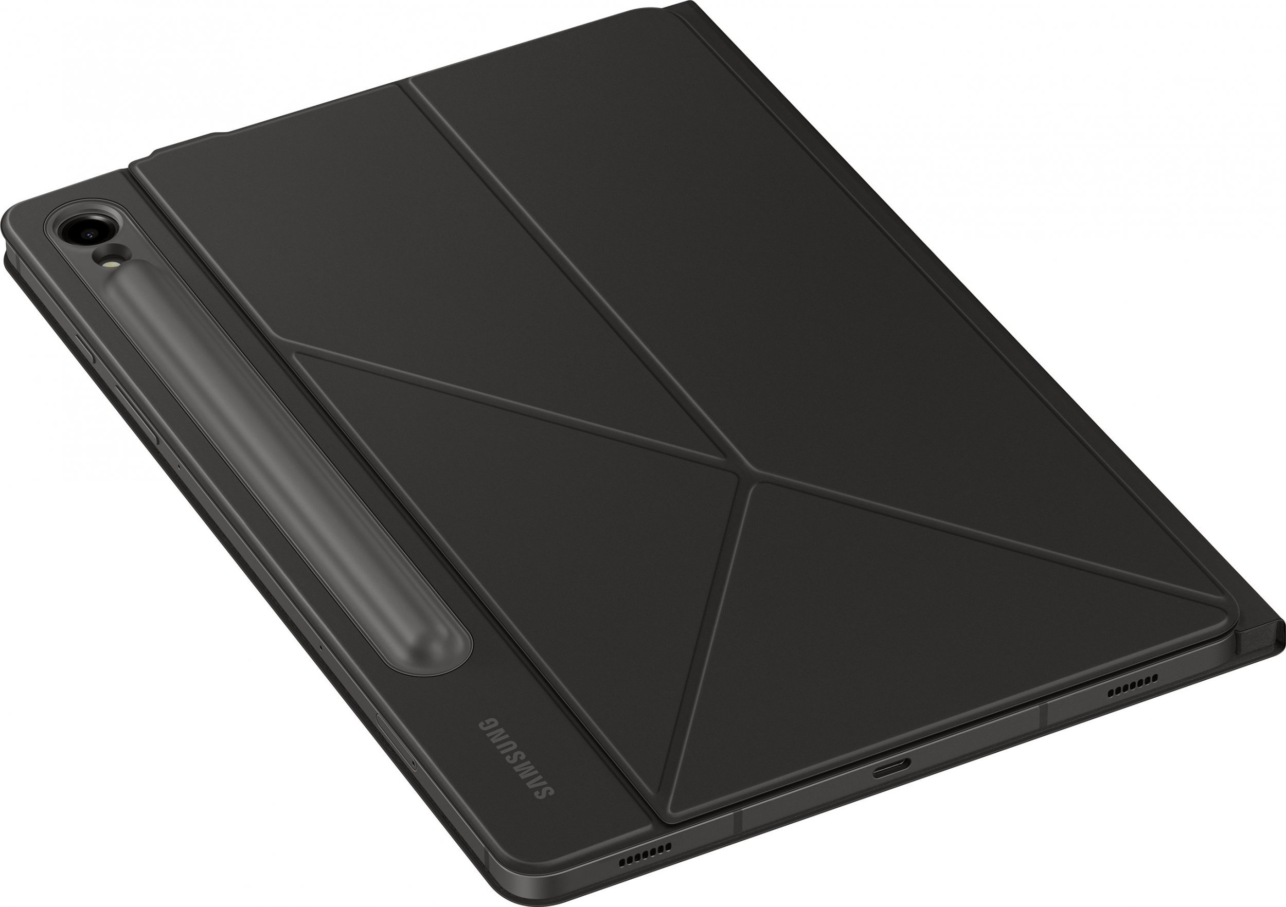 Mbështjellës tablet Samsung Smart Book Cover për Galaxy Tab S9 11", funksion palosje, i zi