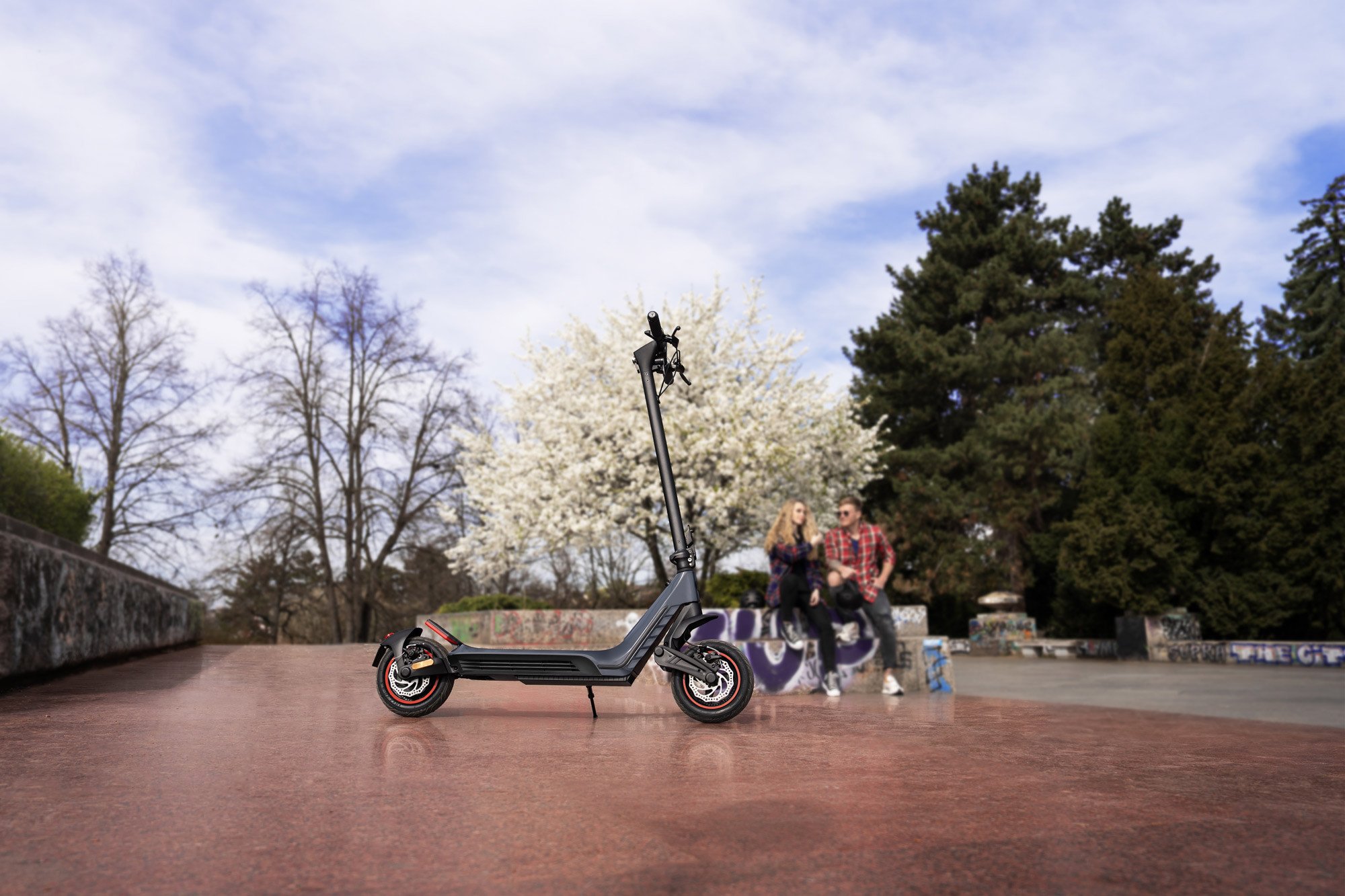 Trotinet elektrik Sencor Scooter S80, motor 500W, autonomi 60 km, i zi