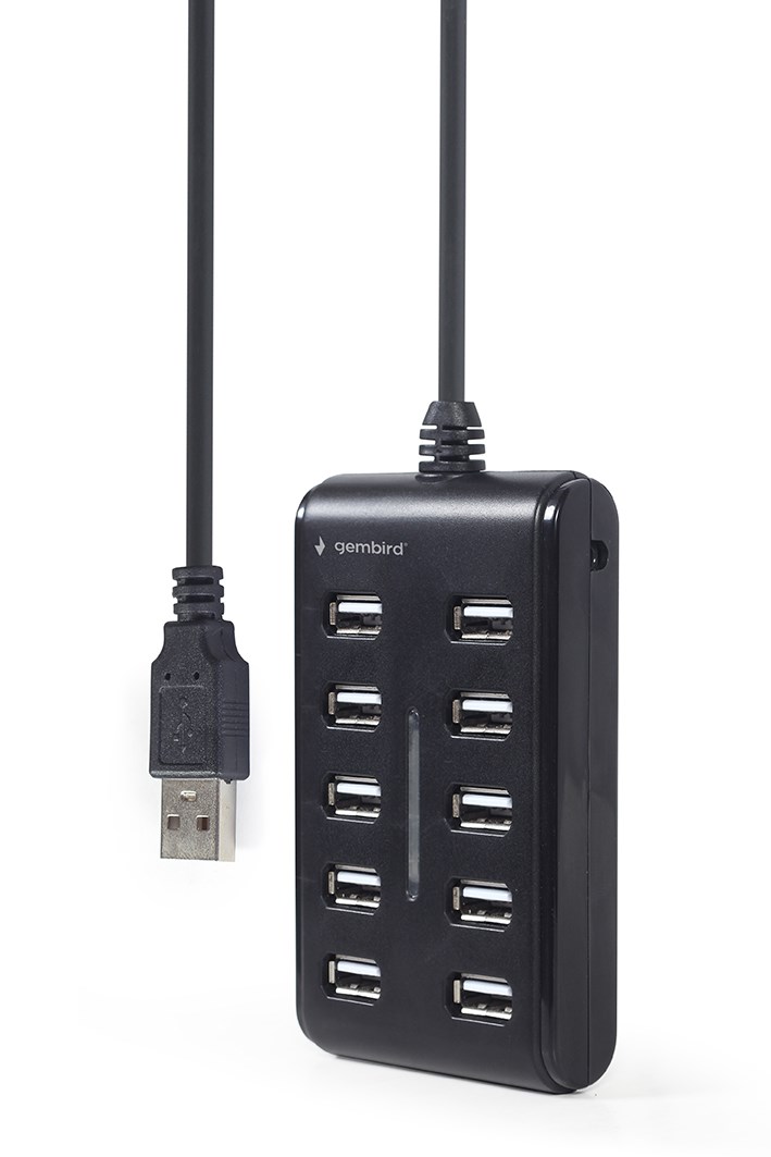 USB Hub Gembird, 10 porte USB 2.0, i zi