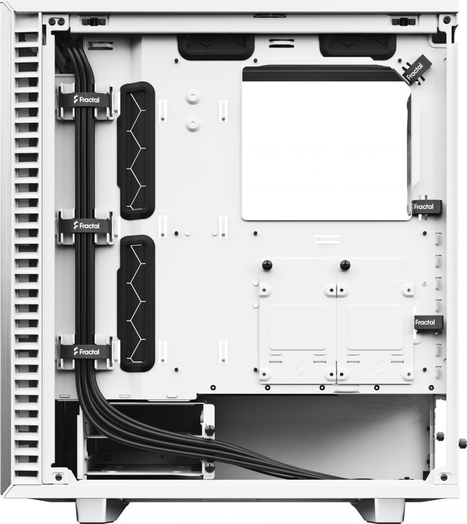 Kasë Fractal Design Define 7 Compact TG Clear Tint, e bardhë, Midi Tower