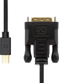 Kabllo ProXtend Mini DisplayPort në DVI-D, 1m, e zezë