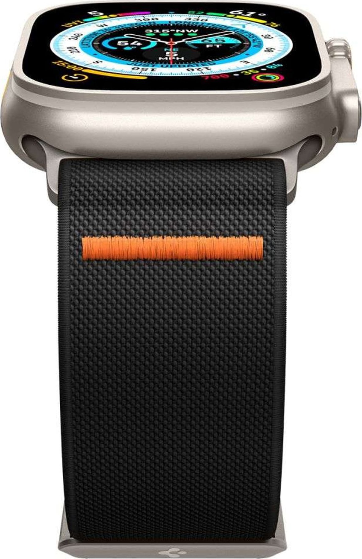 Rrip ore Spigen Lite Fit Ultra, për Apple Watch, i zi