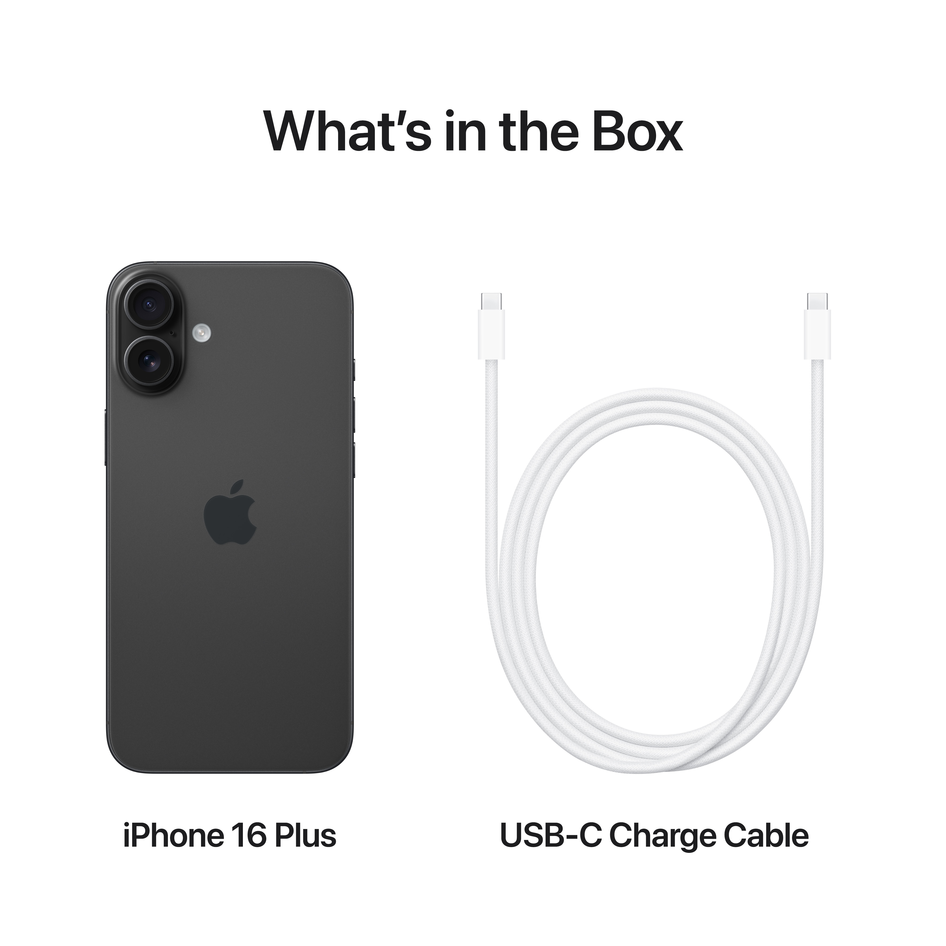 Apple iPhone 16 Plus, 128GB, Black