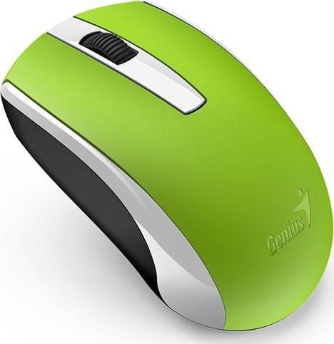 Maus Genius ECO-8100, wireless, USB, i gjelbërt