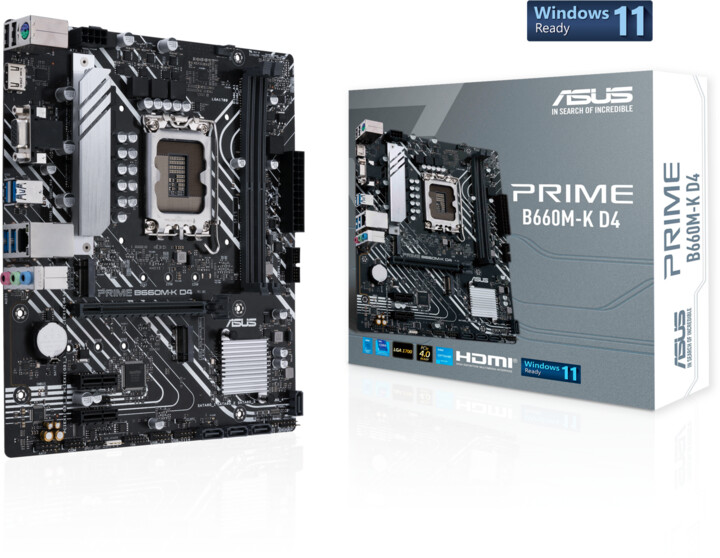 Pllakë amë ASUS PRIME B660M-K D4 (DDR4) - Intel B660