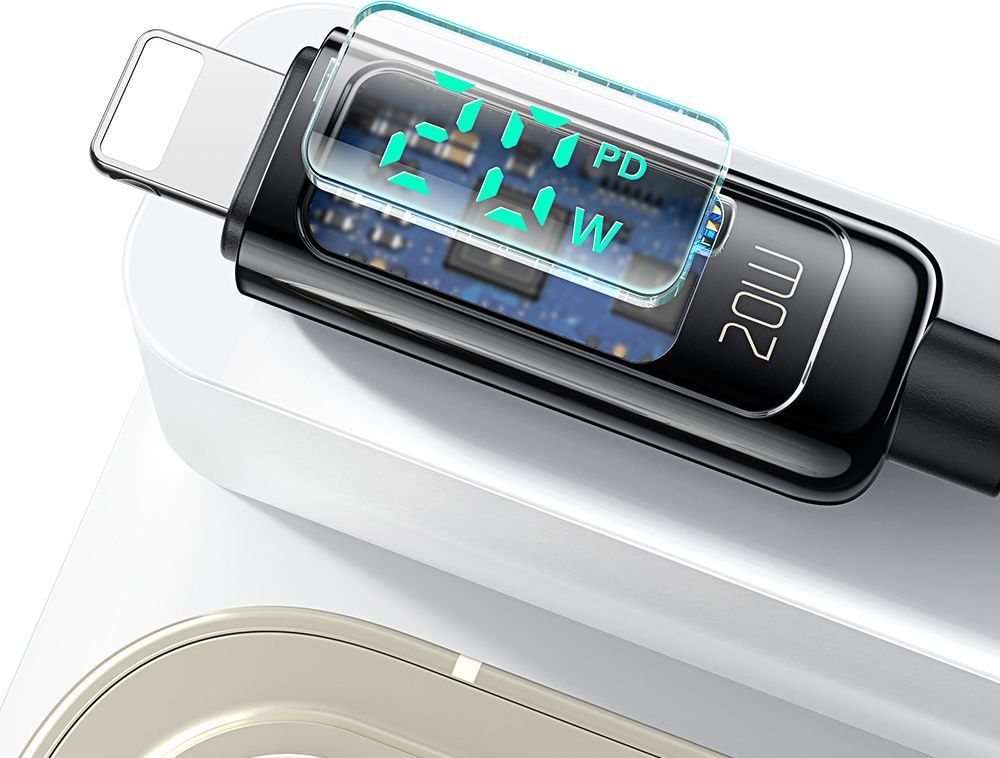 Kabllo karikues USB C në Lightning Mcdodo CA-8810, 1.2m, 36W, i zi