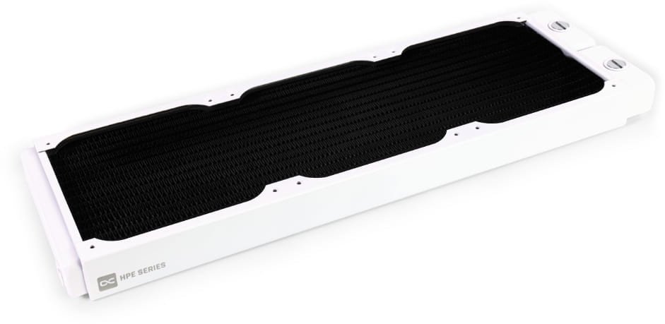 Radiator ftohës PC Alphacool HPE 30 Full Copper, 360mm, për 3 ventilatorë, i bardhë