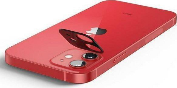 Xham mbrojtës kamere Spigen për Apple iPhone 12 Mini, i kuq, 2 copë