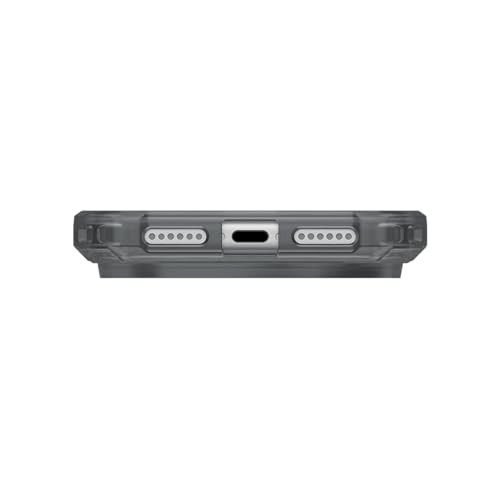 Mbulesë telefoni UAG Essential Armor për iPhone 17 Pro Max, MagSafe, mbrojtje ushtarake, gri e tejdukshme Ash