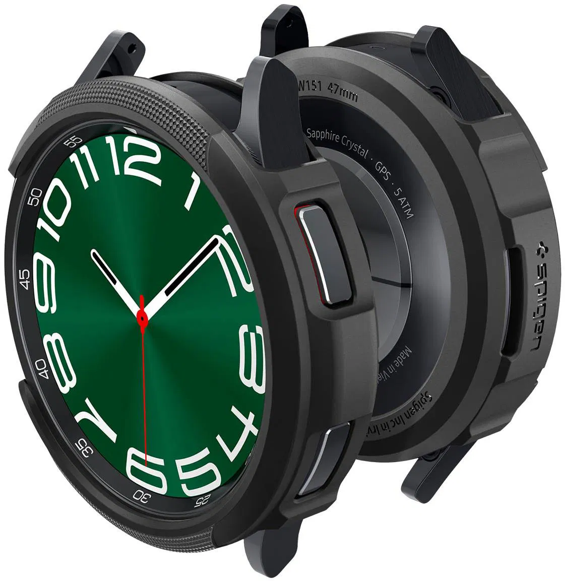 Mbrojtëse Spigen për Samsung Galaxy Watch6 Classic 47mm Spigen Liquid Air, i zi