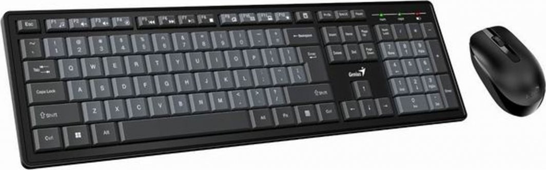 Set tastierë dhe maus Genius Smart KM-8200, Wireless, Optik, e zezë