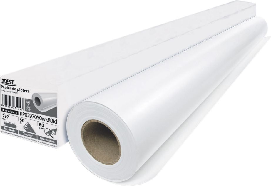 Letër plotteri Idest rp1067050wk80, 1067mm, 50m, 80g, e bardhë