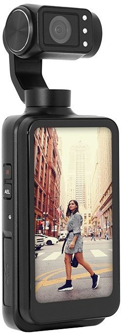 Kamerë me gimbal AgfaPhoto Realimove MC3X, 4K, ekran me prekje, e zezë