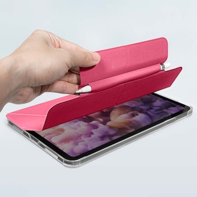 Mbulesë tablet Laut Huex Folio për iPad Air 13" M2 2024, me mbajtëse për Apple Pencil, transparente