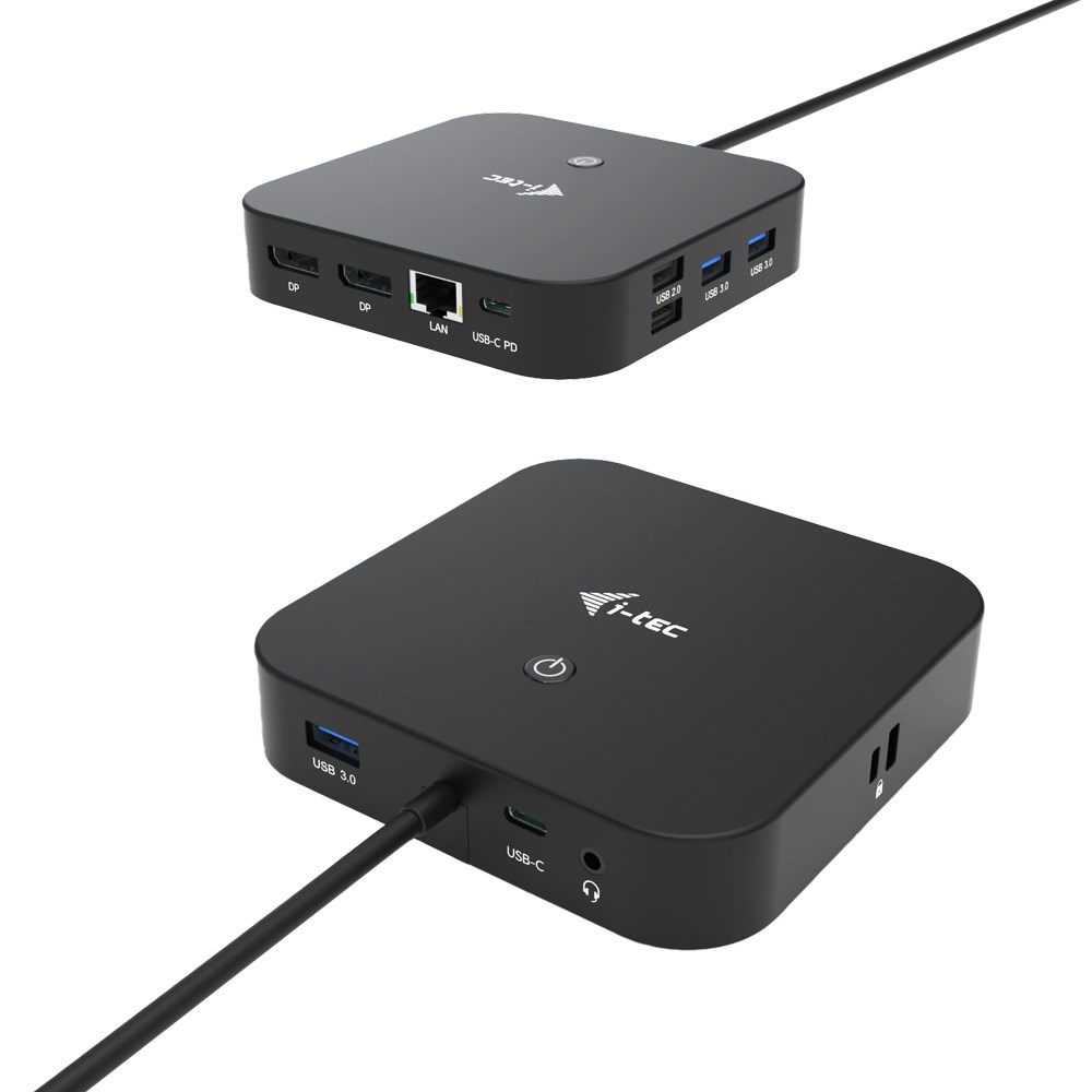 Stacion docking USB-C i-tec, Dual Display, 100W Power Delivery, i zi