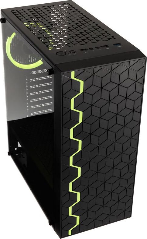 Kasa PC Kolink Inspire K8, Midi Tower, ARGB, xham i temperuar, e zezë